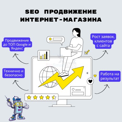 SEO продвижение интернет-магазина - купить в 14 км дороги Кемь-Калевала